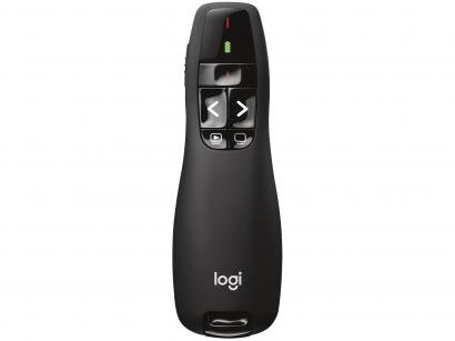 Apresentador sem Fio Logitech R400 com Laser USB - Alcance de 10m