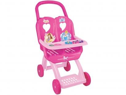 Carrinho de Boneca Princesas Rosa - Líder Brinquedos