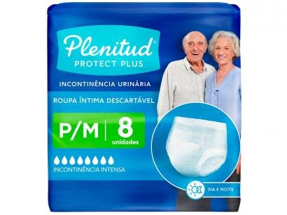 Roupa Íntima Descartável Tam. P/M - Plenitud Protect Plus 8 Unidades