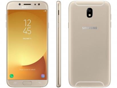 Celular Smartphone Samsung Galaxy J7 Pro J730g 64gb Dourado - Dual Chip