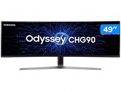 Monitor Gamer Full HD Samsung QLED Curvo 49" - C49HG90