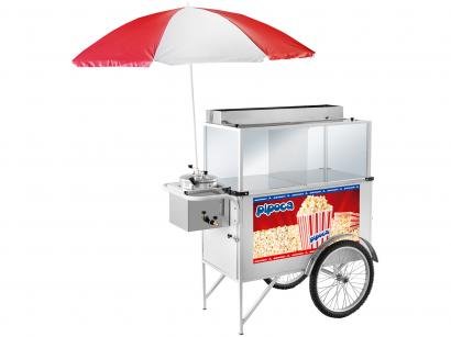Carrinho de Pipoca Armon Street Food POP-026 - com Guarda-Sol