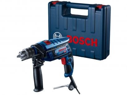 Furadeira de Impacto Bosch 650W Velocidade - Variável Mandril 1/2" GSB 13 RE Pro Com Maleta