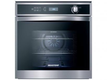 Forno de Embutir a Gás GLP Brastemp Inox Grill 78L - BOH84 AR
