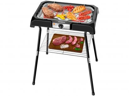 Churrasqueira Elétrica Mondial 1800W - Coletor de Gordura Grand Steak & Grill II