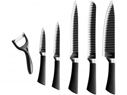 Jogo de Facas Inox 6 Peças Mundial - 7500-6P