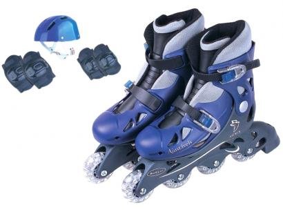 Patins AD-01A Nº 30 ao 33 com Acessórios - Fênix
