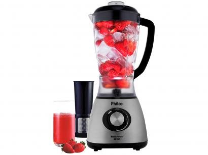 Liquidificador Philco Inox Filter 4 Velocidades - com Filtro 800W