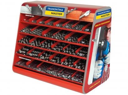 Display com Brocas Tramontina 400 Peças - Master 43141501