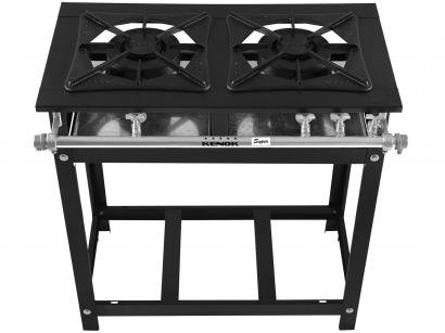 Fogão Industrial 2 Bocas Kenok Super 40 - FBSU2B130
