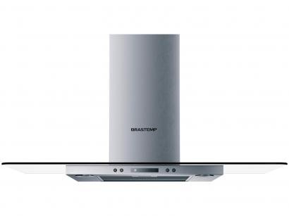 Coifa de Parede Brastemp 90cm 4 Bocas - 3 Velocidades BAP90 ARBNA