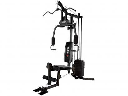 Estação/Aparelho de Musculação Kikos GX1 - mais de 25 Opções de Exercícios Carga de 57kg