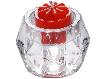 Porta Vela de Vidro Bon Gourmet - Glass Line Ruy