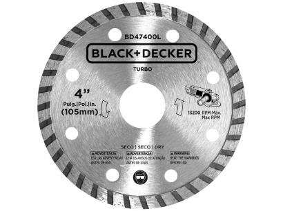 Disco de Corte Diamantado 4" Black&Decker - BD47401L