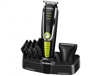 Aparador de Pelos Mondial BG-4 SuperGroom 6 - 6 em 1 4 Ajustes de Altura 1 Velocidade