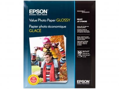 Papel Fotográfico Epson Value Photo Paper Glossy - 50 Folhas