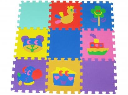 Kit Tapete EVA Infantil Desenho Divertido - Mingone 111