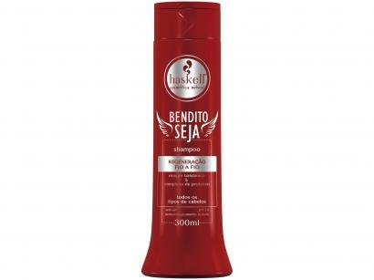 Shampoo Haskell Profissional Bendito Seja - Regeneração Fio a Fio 300ml