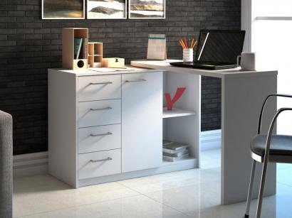 Mesa para Computador 4 Gavetas Artany Logan - 3229