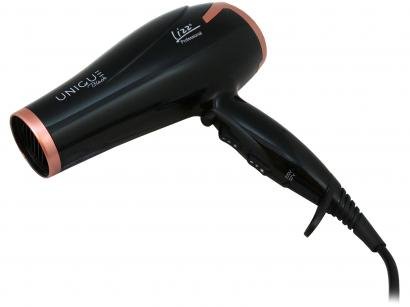 Secador de Cabelo Profissional Lizz Unique Black - de Parede com Íons 2000W 3 Velocidades Alisador