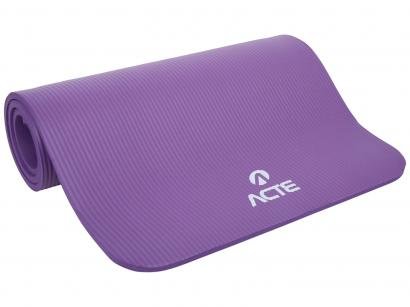 Tapete para Yoga/Pilates Borracha NBR 1 Peça - Acte Sports T54-RX