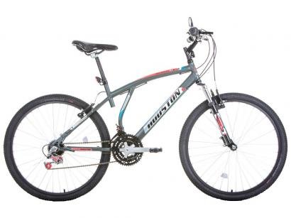 Bicicleta Aro 26 Houston Atlantis Mad S - Aço Carbono Freio V-Brake 21 Marchas