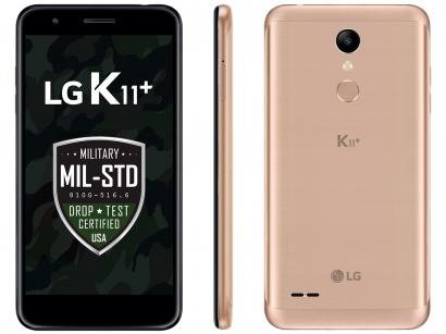 Celular Smartphone LG K11 Plus Lmx410 32gb Dourado - Dual Chip