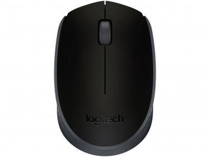 Mouse Sem Fio Sensor Óptico 1000dpi Logitech - M170