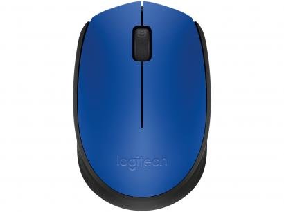 Mouse Sem Fio Sensor Óptico 1000dpi Logitech - M170