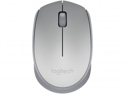 Mouse Sem Fio Sensor Óptico 1000dpi Logitech - M170