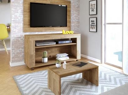Rack com Painel para Tv até 32" com Mesa de Centro - Artely Cristal
