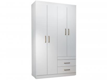 Guarda-roupa Solteiro 4 Portas 2 Gavetas - Santos Andirá Havana Star 4.2