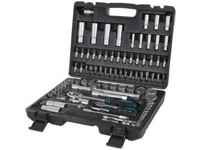 Jogo de Soquetes Bits 4 a 32mm - Stels 1358099 94 Peças