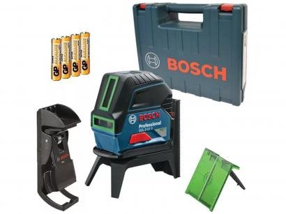 Nível Laser Automático Bosch GCL 2-15 - com Base Magnética Alcance 15m com Maleta