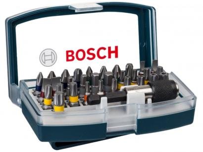 Jogo de Bits Bosch 1/4" 2607017359 - 32 Peças