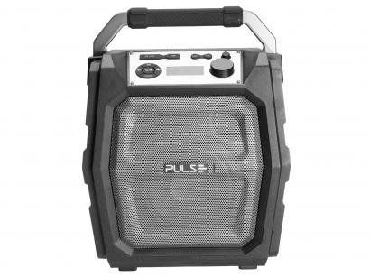 Caixa de Som Bluetooth Pulse Party Speaker - Portátil 150W Ativa USB Preta