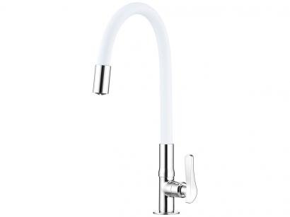 Torneira de Mesa Lorenzetti Articulável Lorenflex - Branca 1177 W27