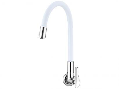 Torneira de Parede Lorenzetti Articulável - Lorenflex Branca 1178 W27