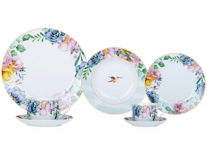 Aparelho de Jantar 42 Peças Casambiente - Redondo Porcelana Lara
