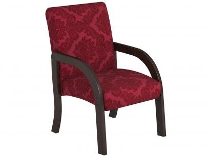 Poltrona Decorativa Veludo Jacquard Viero Móveis - Trade