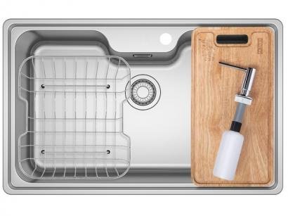Cuba para Cozinha de Sobrepor Franke Inox - Bell BCX 610-81