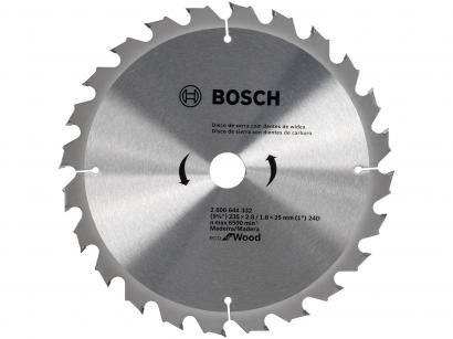 Disco de Serra Circular 9" 24 Dentes para Madeira - Bosch Eco For Wood