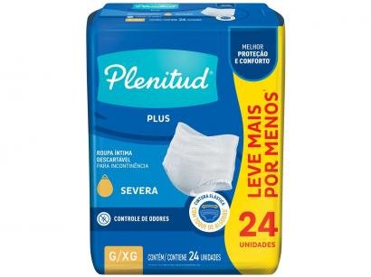 Roupa Íntima Descartável Tam. G/XG Plenitud - Protect Plus 24 Unidades