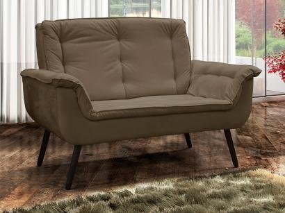 Poltrona Decorativa Pé Palito Suede Matrix - Mônica 2L