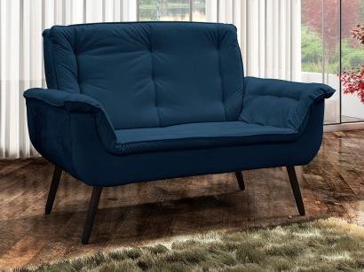 Poltrona Decorativa Pé Palito Suede 2 Lugares - Matrix Mônica