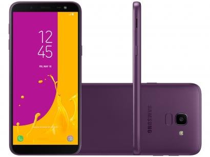Celular Smartphone Samsung Galaxy J6 J600 64gb Violeta - Dual Chip