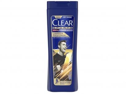 Shampoo Anticaspa Clear Men - Sports Limpeza Profunda 400ml