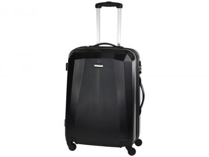 Mala de Viagem Samsonite Média 23kg Rígida - Expansiva com Giro 360º Hudson Preta