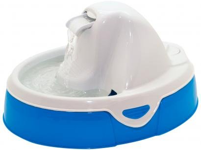 Fonte Bebedouro Eletrônico Para Cachorro e Gato - Programável Amicus Aqua Flow Azul e Branco
