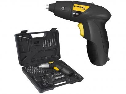 Parafusadeira Elétrica Hammer GYPF48K 1/4" - GYPF48K Velocidade Variável e Reversível